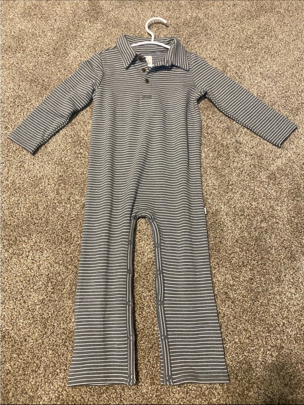 Little Sleepies size 18-24 month collared jumpsuit bundle - Picture 2 of 5
